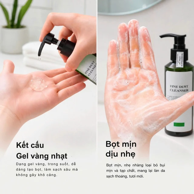 Kết cấu gel và bọt