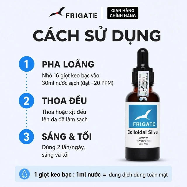 Hướng dẫn pha loãng và sử dụng theo bước