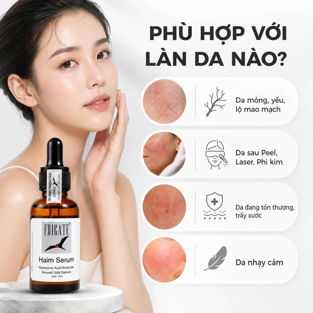 Bảng các tình trạng da phù hợp