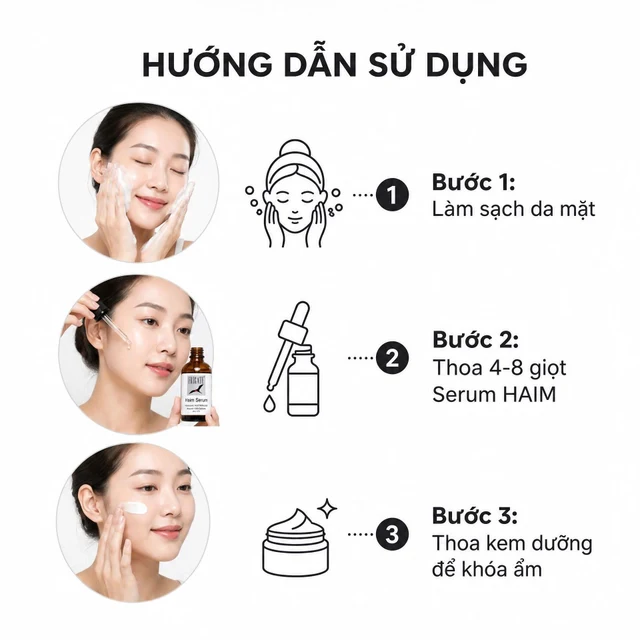 Hướng dẫn sử dụng theo ba bước