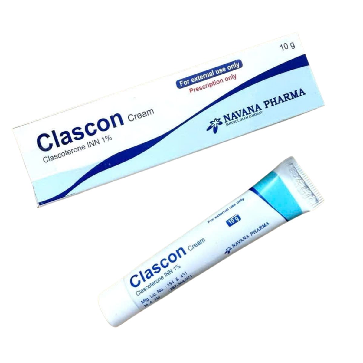 Clascon Cream 10 g — Clascoterone 1%.
